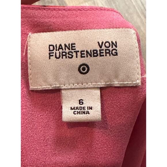 Diane Von Furstenberg x Target Mini Shift Dress in Pink Modern Geo Size 6 NWOT - Picture 6 of 6